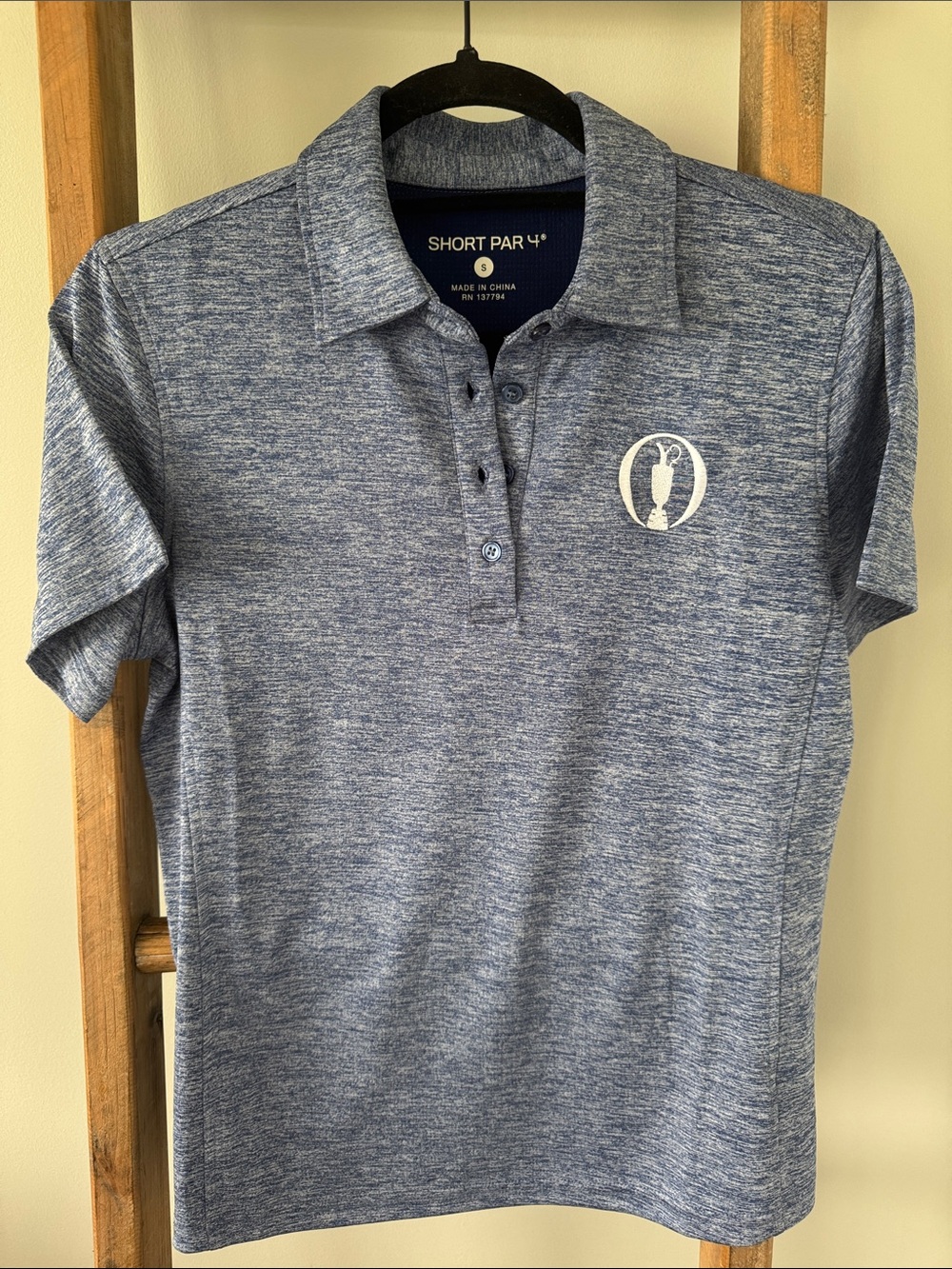 NWT Short Par 4 Women’s The Open Golf Polo Blue Size S